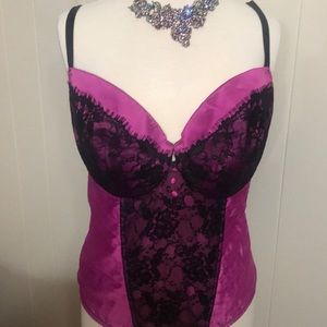 Pink and Black Corset